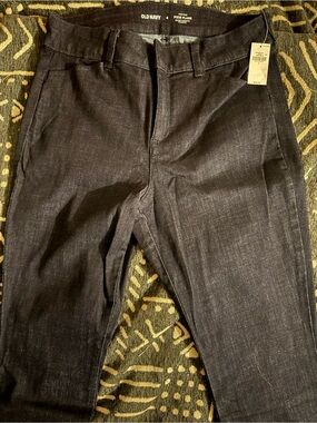 Old Navy Dark Indigo Pixie Pants - Indigo